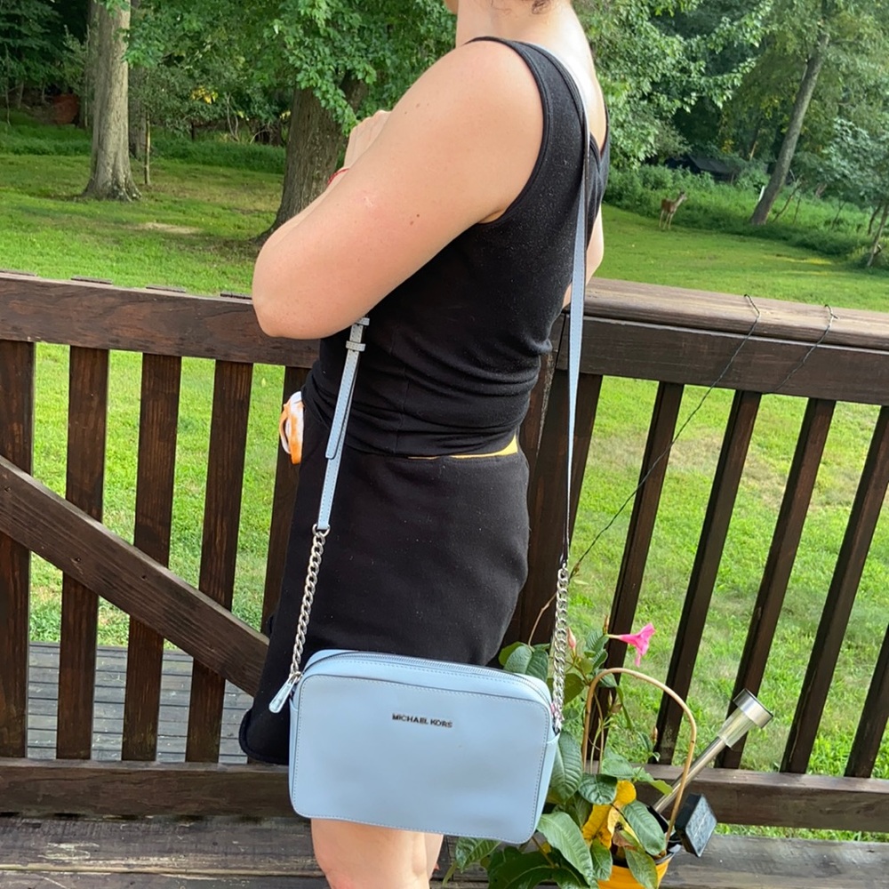 Michael Kors Jet Set Large Saffiano Crossbody